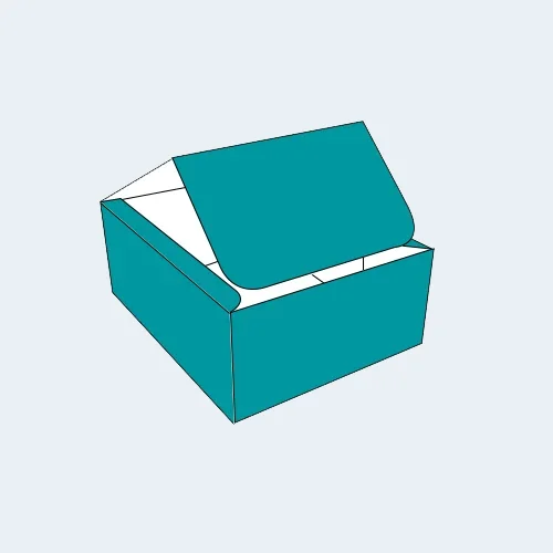 custom 4 corner tray tuck top