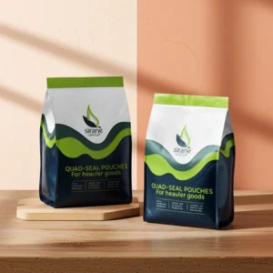 Custom Four Side Seal Pouches